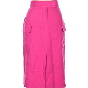 Topshop Pink Cargo Midi Skirt